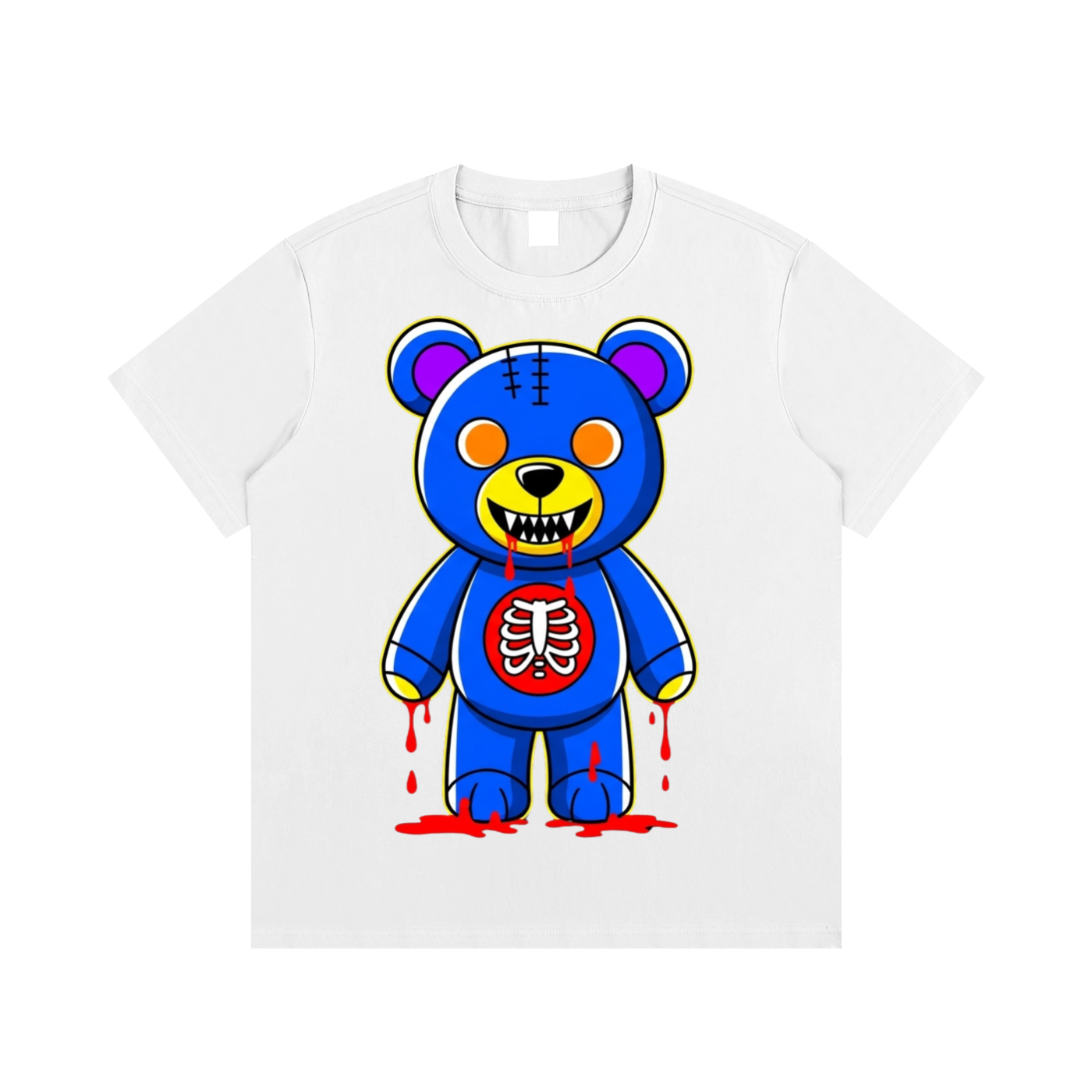 Blue Monster Teddy T-Shirt