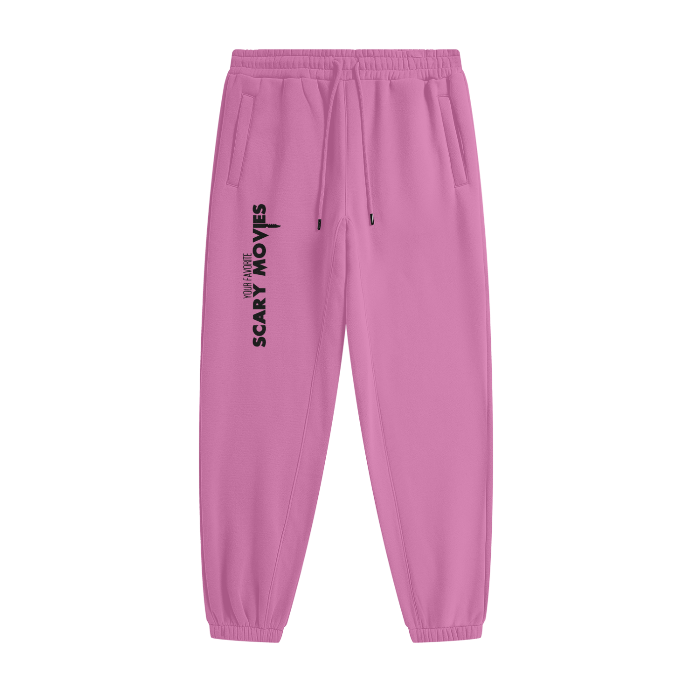 YFSM Black Logo Streetwear Joggers