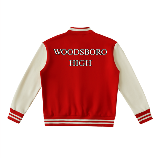 Woodsboro High Fleeced Varsity Jacket
