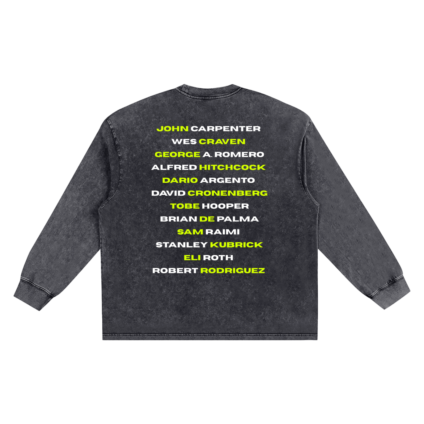 Horror Movie Directors Long Sleeve Shirt