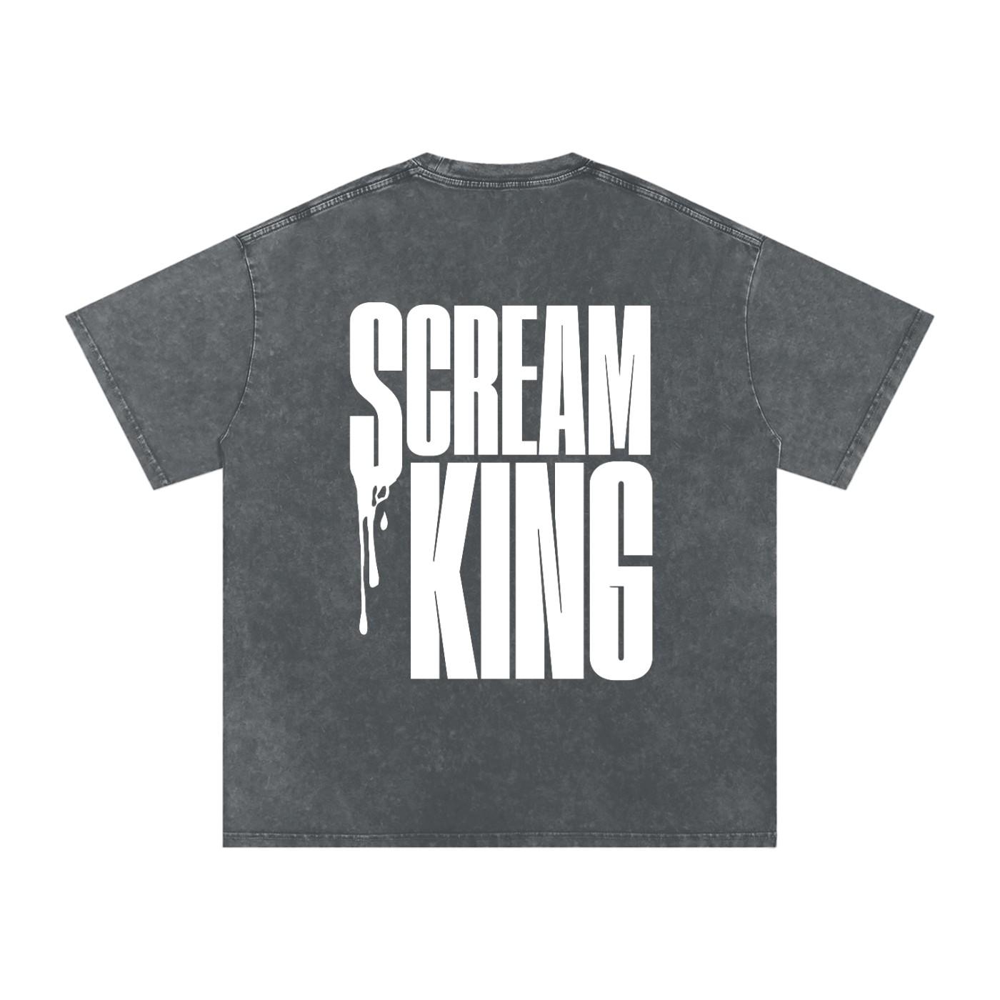 Scream King Acid Wash T-Shirt