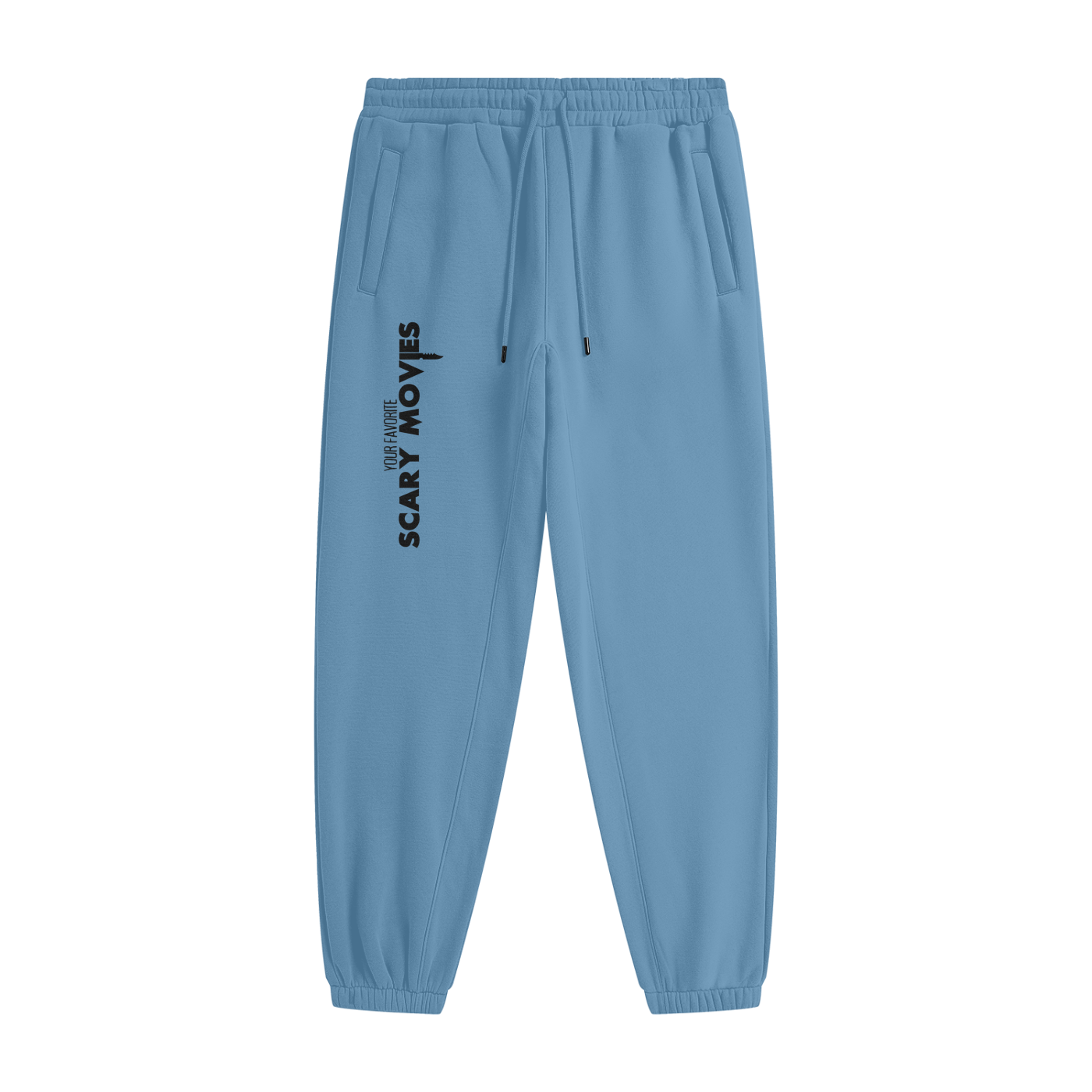 YFSM Black Logo Streetwear Joggers