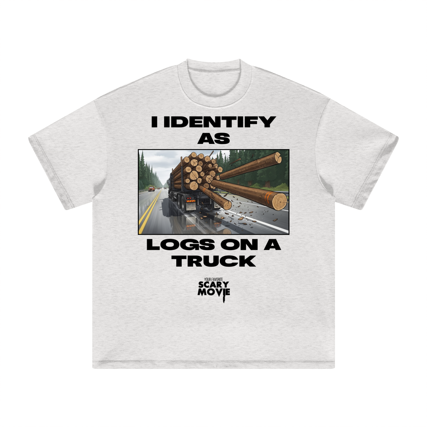 Logs On A Truck Heavyweight T-Shirt