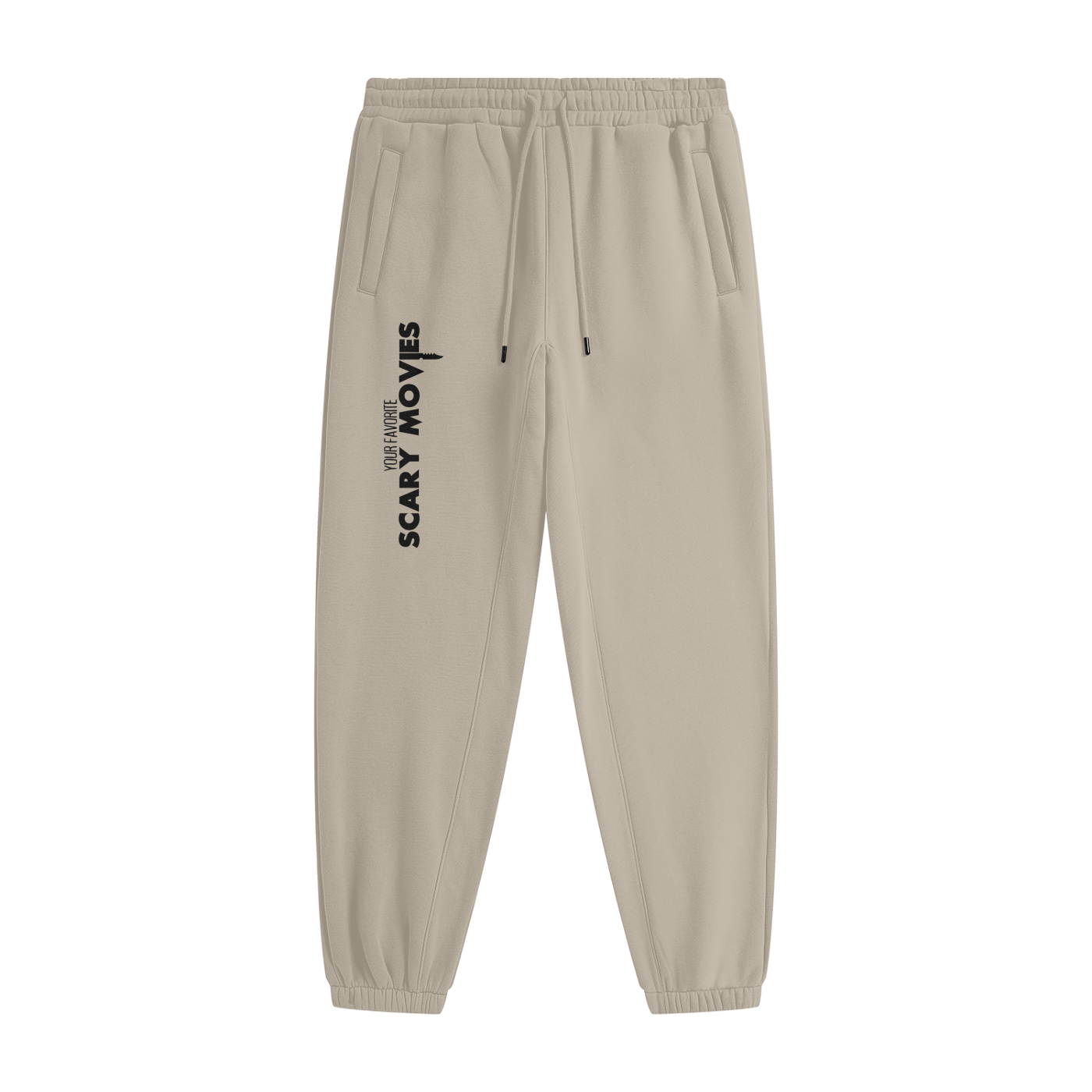 YFSM Black Logo Streetwear Joggers