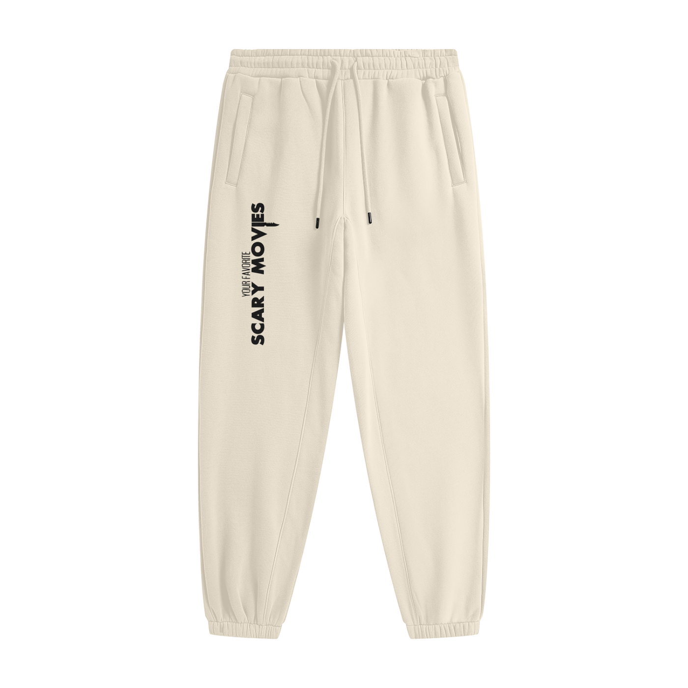 YFSM Black Logo Streetwear Joggers