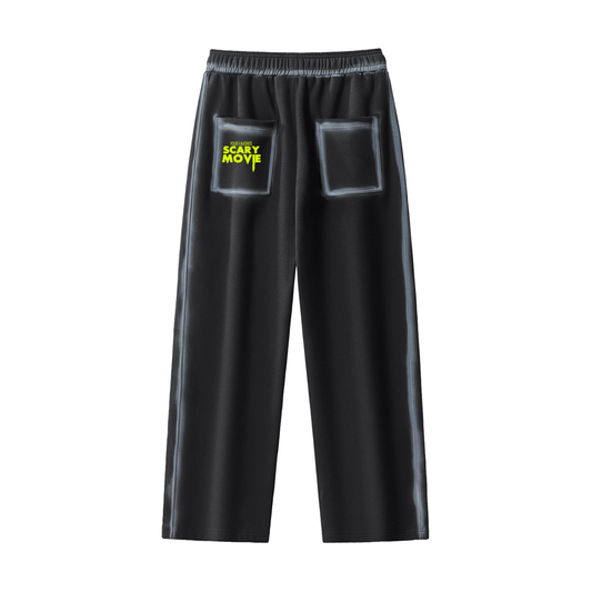 YFSM Lime Green Logo Sunfaded Fleece Sweatpants