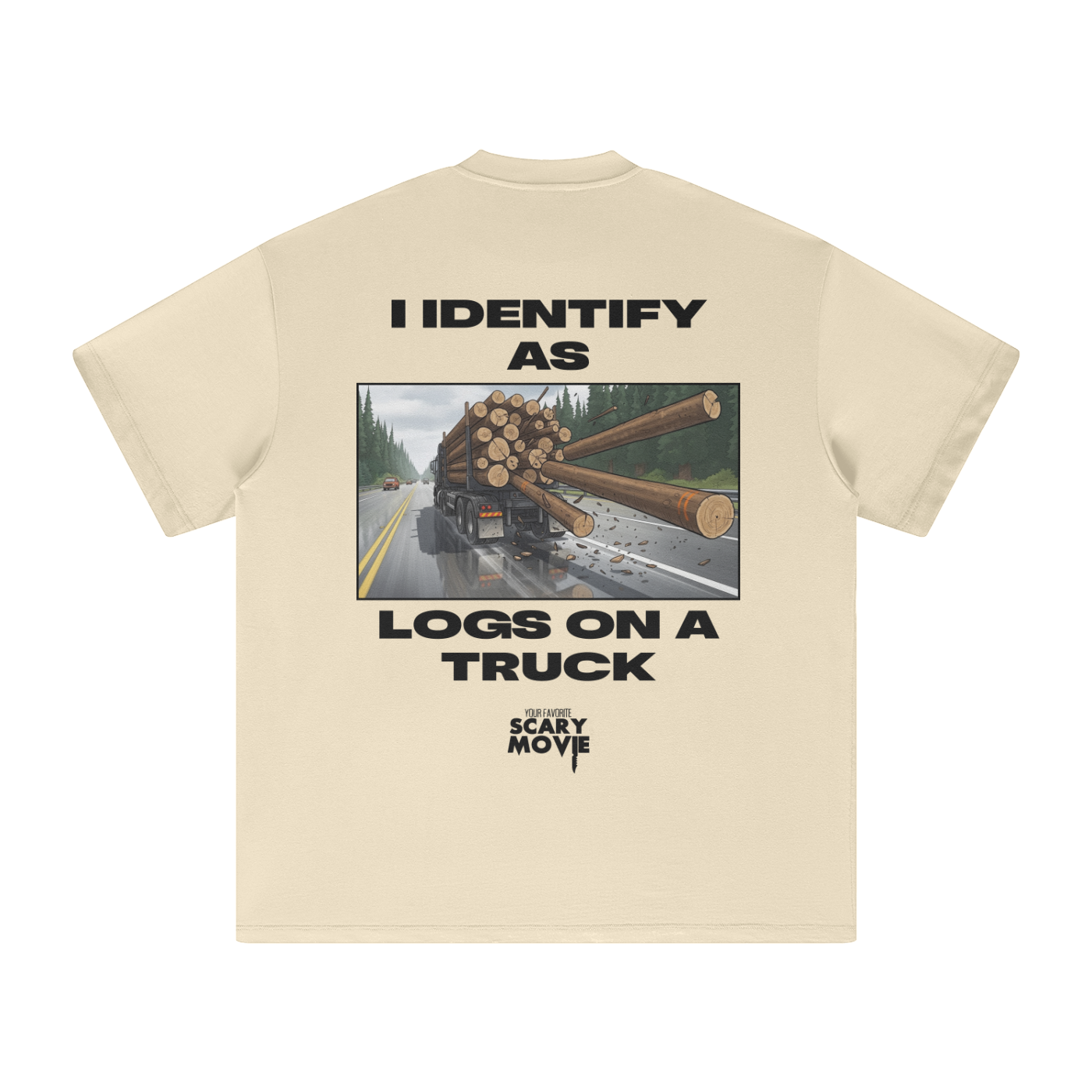 Logs On A Truck Heavyweight T-Shirt