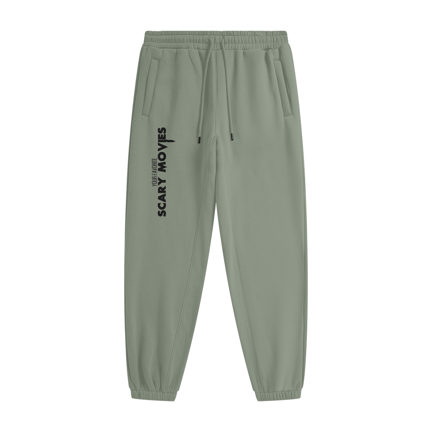 YFSM Black Logo Streetwear Joggers