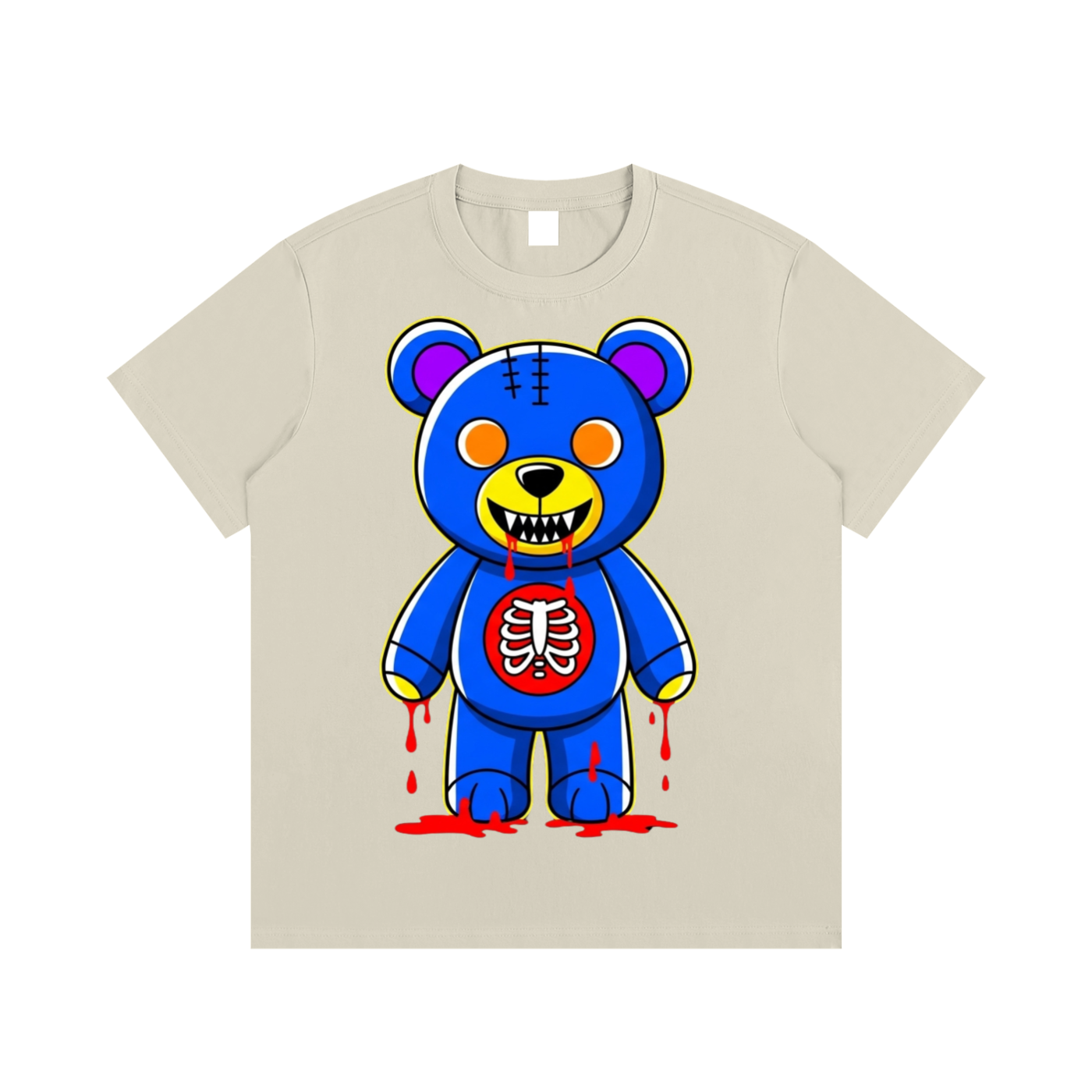 Blue Monster Teddy T-Shirt