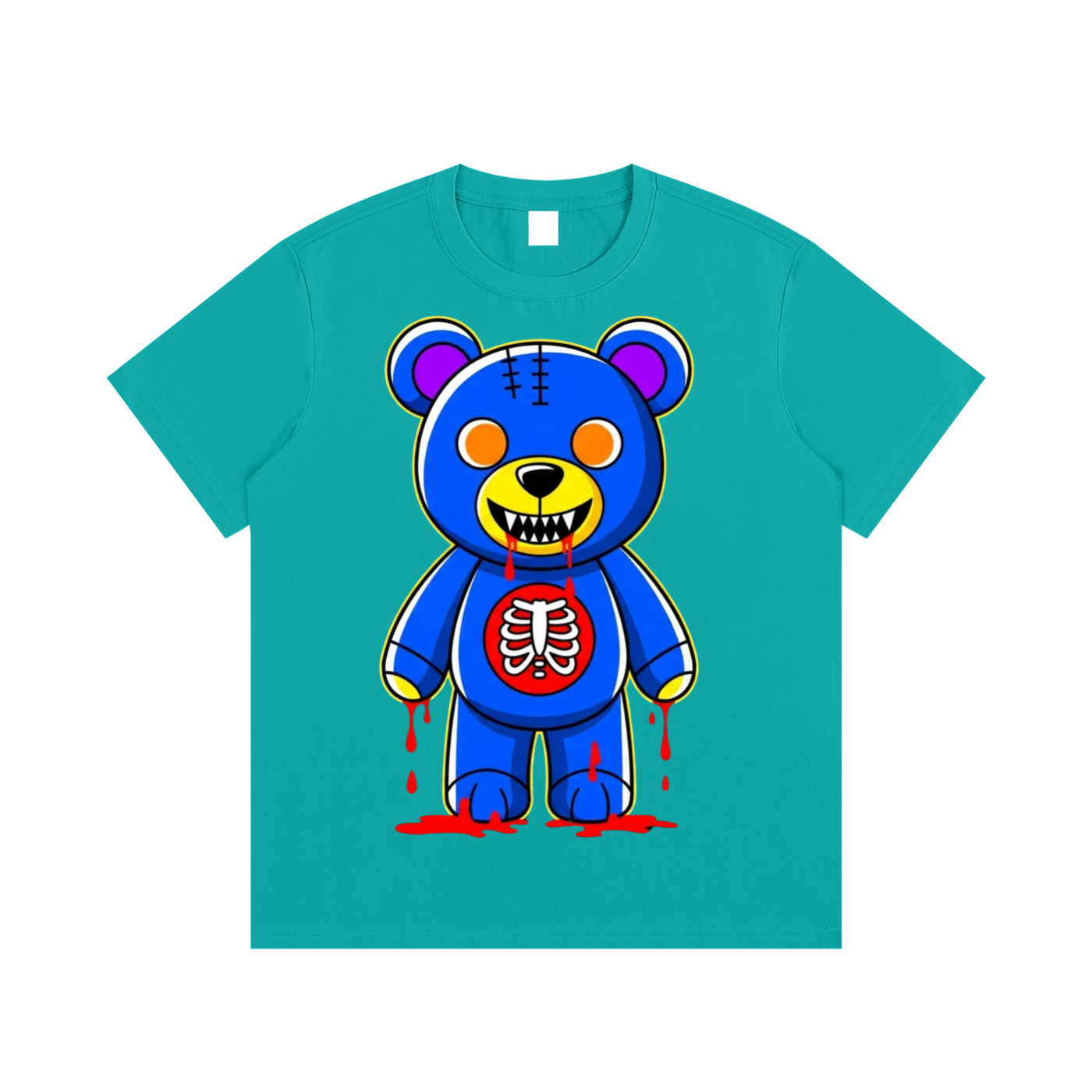 Blue Monster Teddy T-Shirt