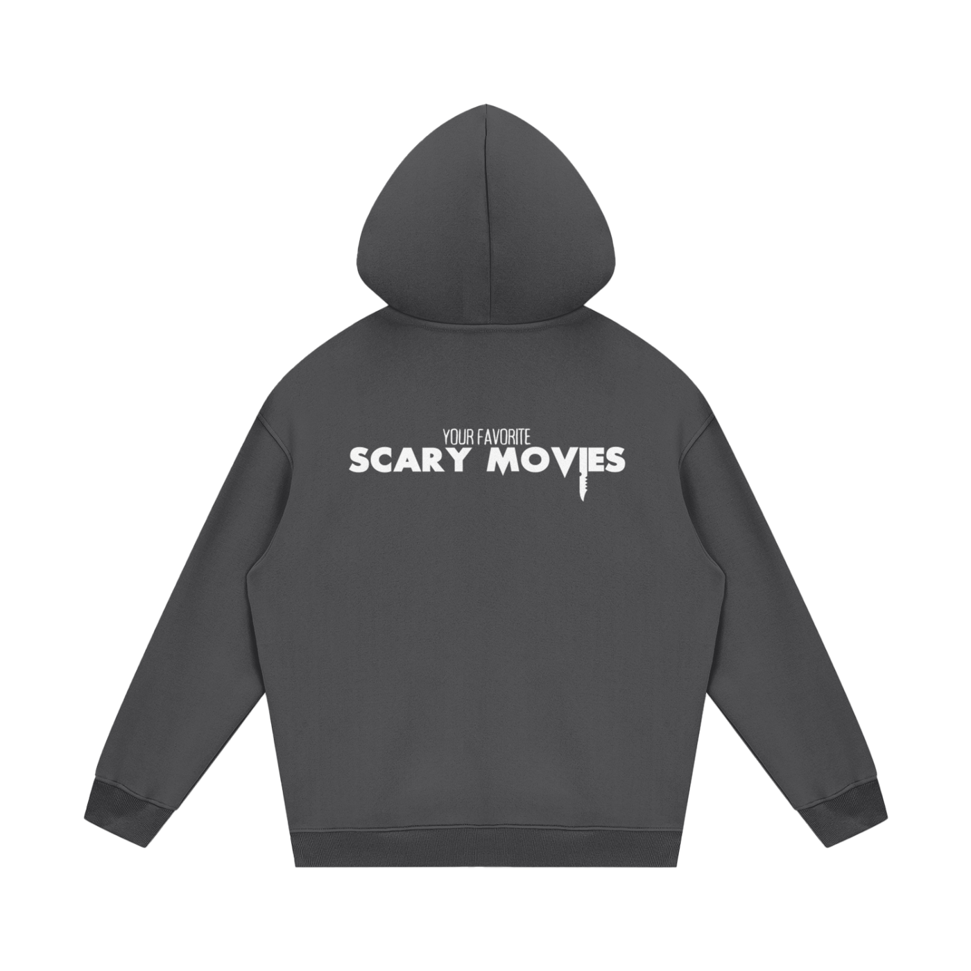 YFSM White Logo Streetwear Hoodie