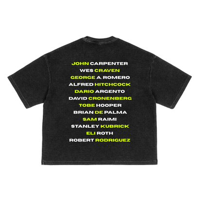 Horror Movie Directors Waffle-Texture T-Shirt