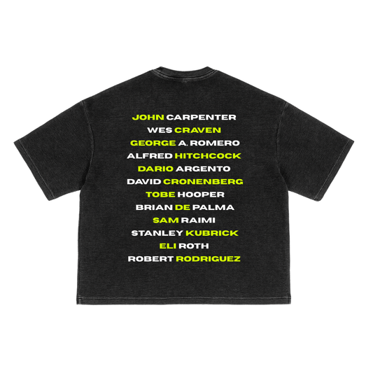 Horror Movie Directors Waffle-Texture T-Shirt