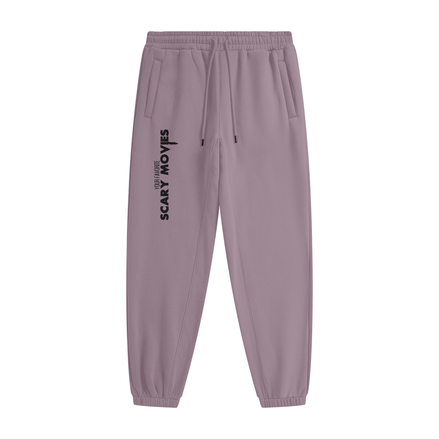 YFSM Black Logo Streetwear Joggers
