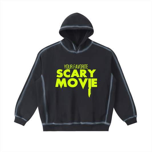 YFSM Lime Green Logo Sunfaded Fleece Hoodie