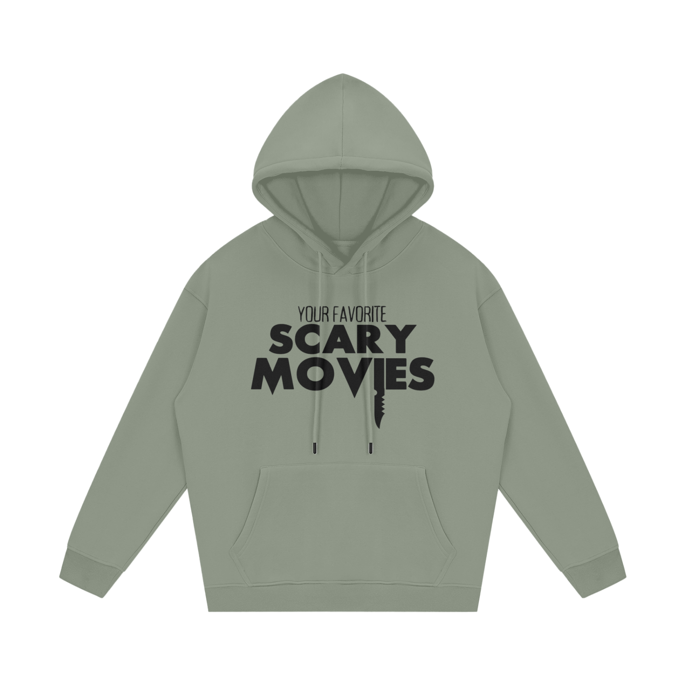 YFSM Black Logo Streetwear Hoodie