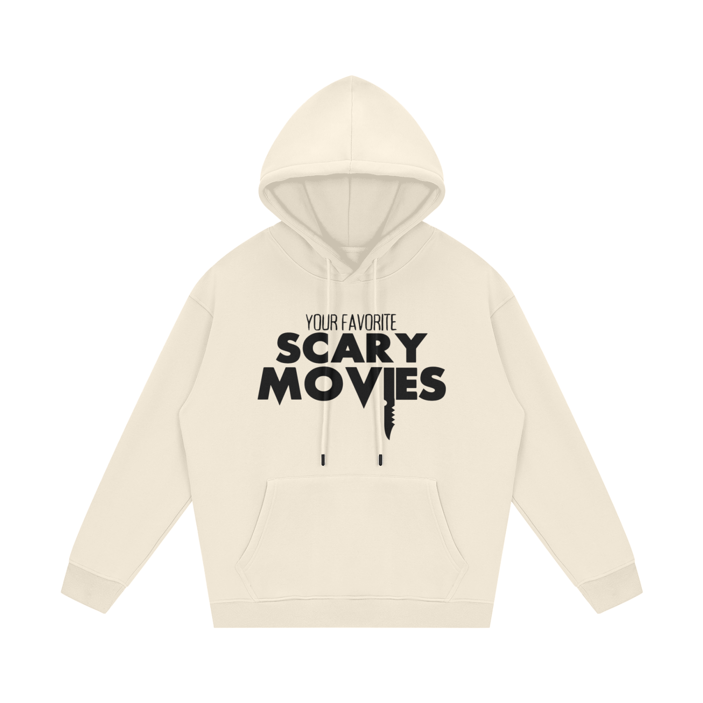 YFSM Black Logo Streetwear Hoodie