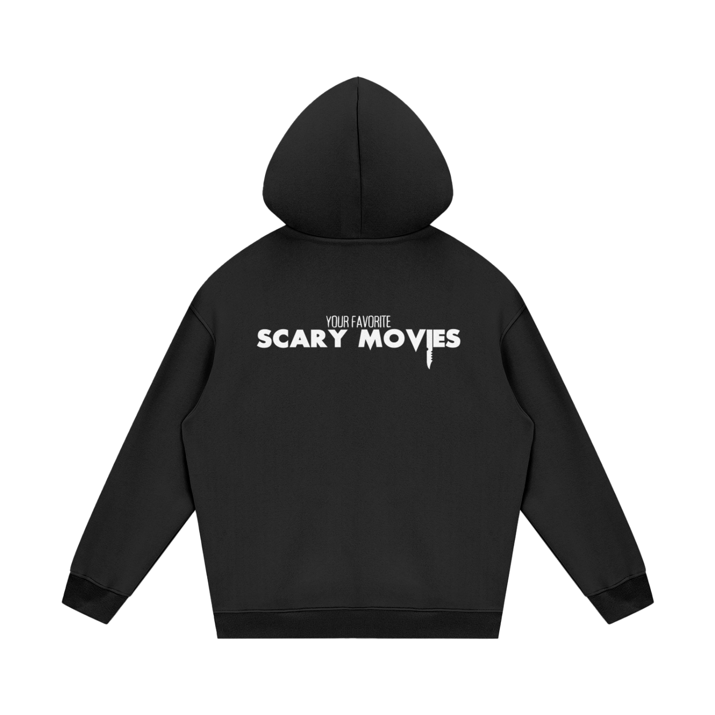 YFSM White Logo Streetwear Hoodie