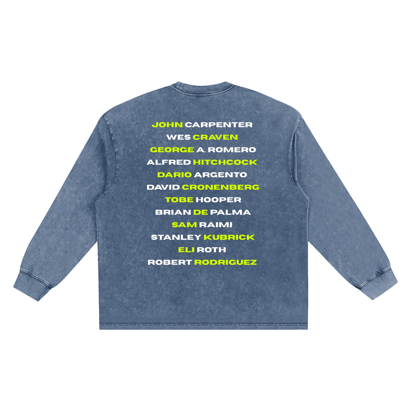 Horror Movie Directors Long Sleeve Shirt