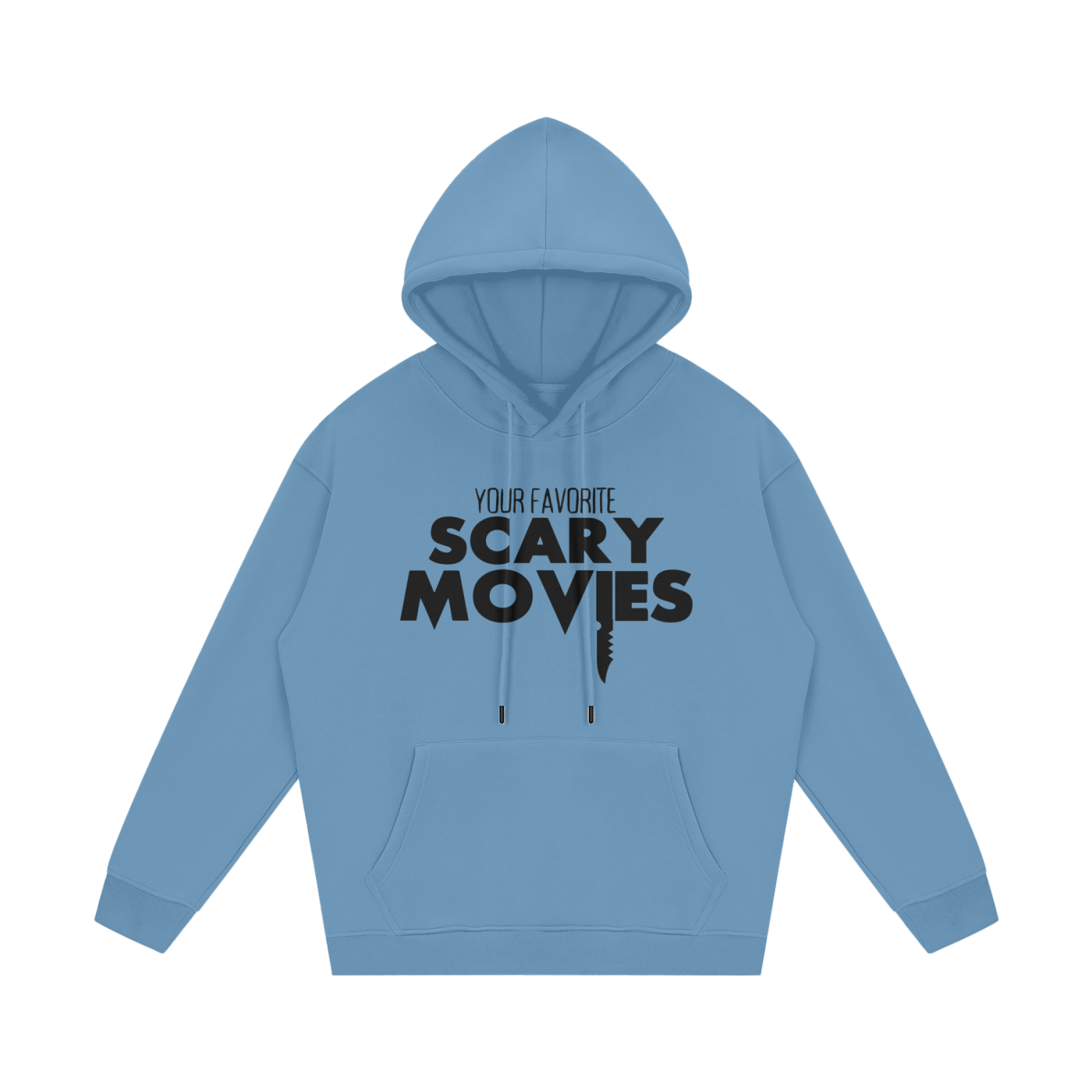 YFSM Black Logo Streetwear Hoodie