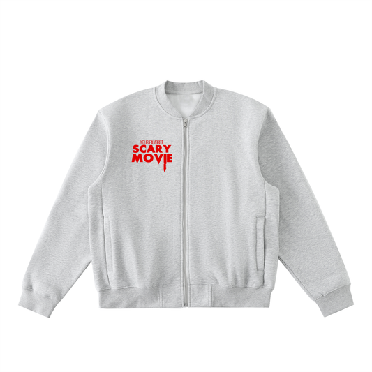Woodsboro High Zip-Up Fleeced Varsity Jacket