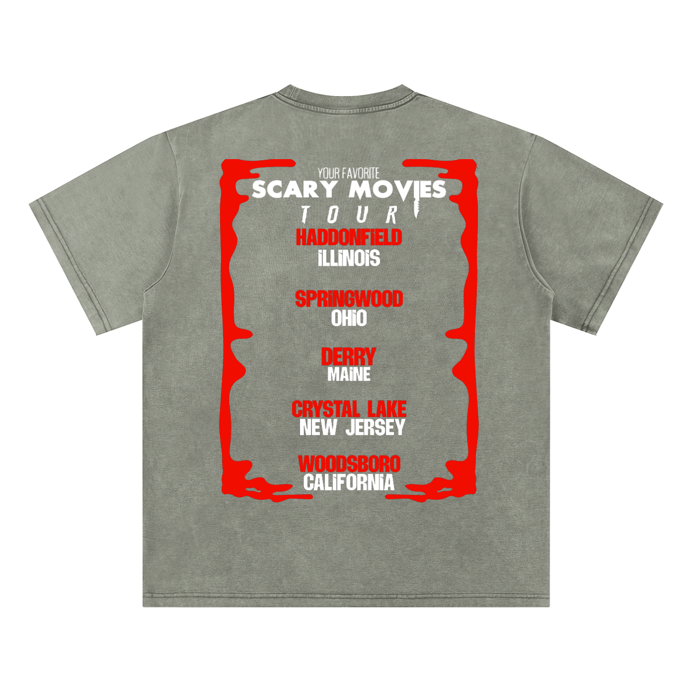 YFSM Tour Snow Washed T-Shirt