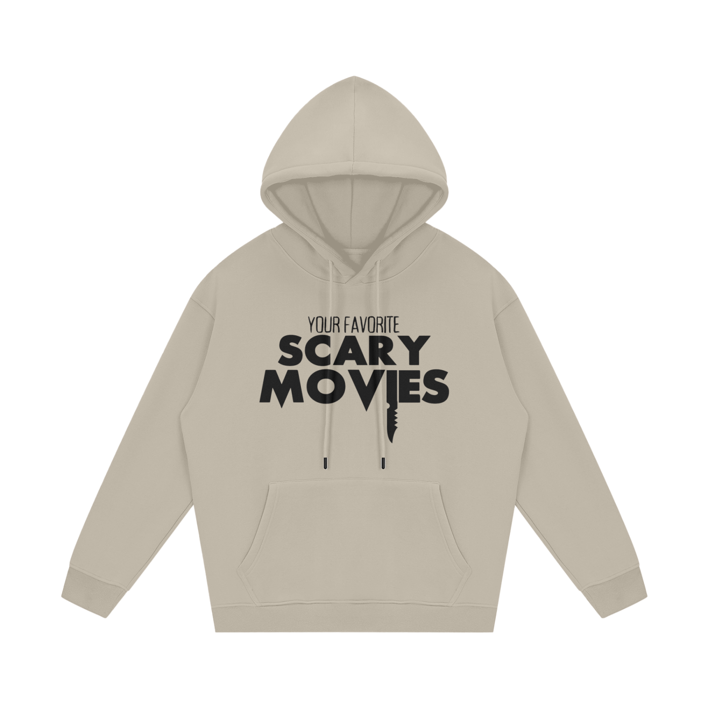 YFSM Black Logo Streetwear Hoodie