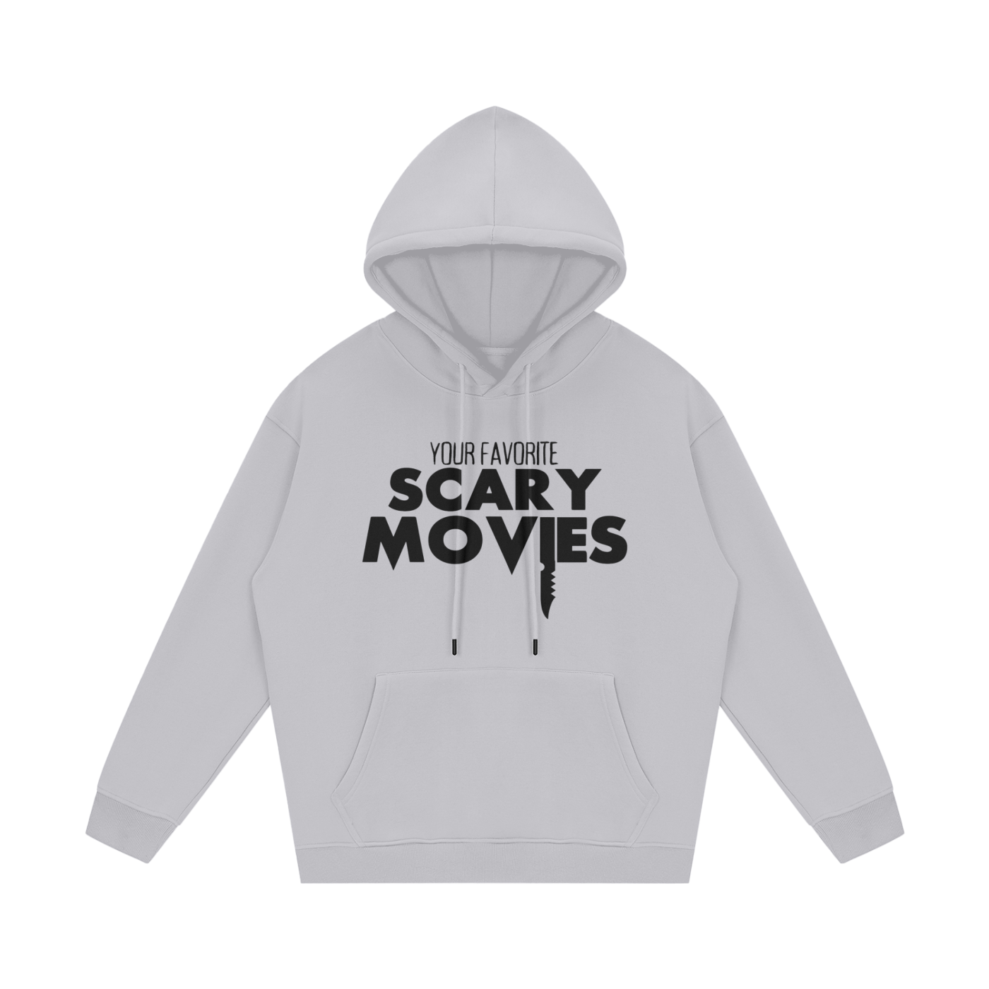YFSM Black Logo Streetwear Hoodie