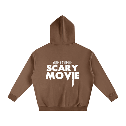 YFSM White Logo Fleeced Hoodie