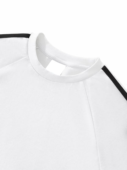 YFSM Pink Logo Performance Crop Top