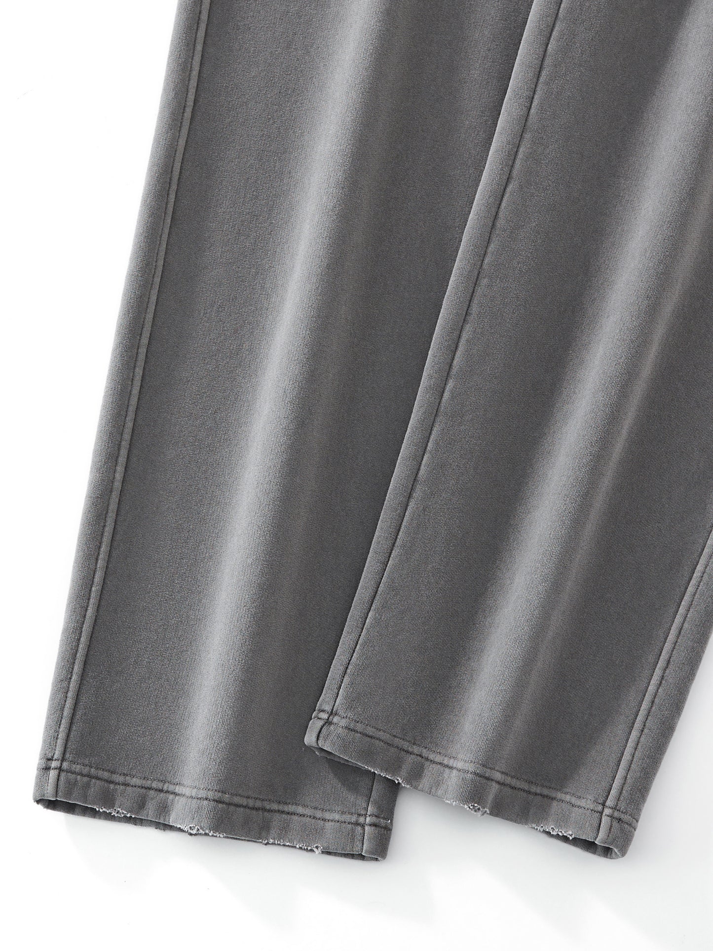 YFSM White Logo Frayed Fleece Sweatpants